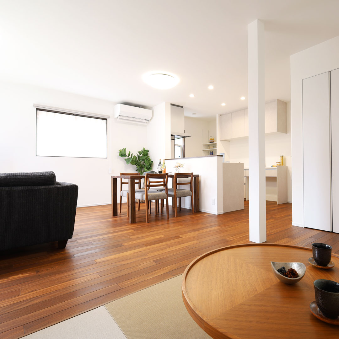 自由な動線巡る、心地良さ広がる家|施工実例|ウッドライフホーム
